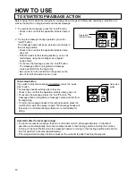 Preview for 10 page of Panasonic EP1017 - MASSAGE LOUNGER Operating Instructions Manual