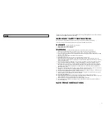 Preview for 2 page of Panasonic EP1061 - MASSAGE LOUNGER Operating Instructions Manual