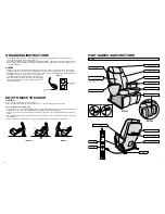 Preview for 4 page of Panasonic EP1061 - MASSAGE LOUNGER Operating Instructions Manual