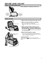 Предварительный просмотр 11 страницы Panasonic EP1273 - MASSAGE LOUNGER Operating Instructions Manual