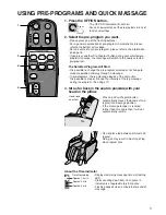 Предварительный просмотр 13 страницы Panasonic EP1273 - MASSAGE LOUNGER Operating Instructions Manual