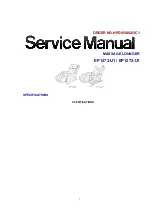 Предварительный просмотр 1 страницы Panasonic EP1273-U1 Service Manual