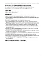 Preview for 3 page of Panasonic EP3202KU Operating Instructions Manual