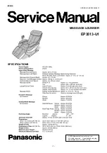 Panasonic EP3513-U1 Servise Manual preview