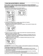 Preview for 25 page of Panasonic EP573 - MASSAGE LOUNGER Operating Instructions Manual