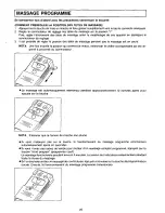 Preview for 25 page of Panasonic EP574 - MASSAGE LOUNGER Operating Instructions Manual