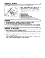 Preview for 27 page of Panasonic EP574 - MASSAGE LOUNGER Operating Instructions Manual