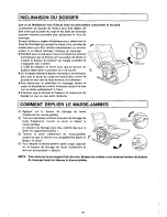 Preview for 30 page of Panasonic EP574 - MASSAGE LOUNGER Operating Instructions Manual