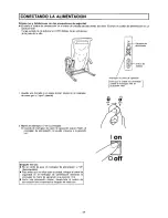 Preview for 37 page of Panasonic EP574 - MASSAGE LOUNGER Operating Instructions Manual