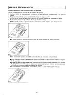 Preview for 40 page of Panasonic EP574 - MASSAGE LOUNGER Operating Instructions Manual