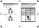 Preview for 18 page of Panasonic EP790 - MASSAGE LOUNGER Operating Instructions Manual