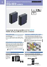 Preview for 2 page of Panasonic EQ-500 Series Manual