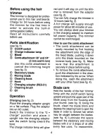 Preview for 4 page of Panasonic ER-121 Operating Instructions Manual