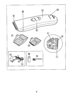 Предварительный просмотр 4 страницы Panasonic ER-145 Operating Instructions Manual