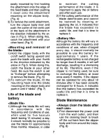 Preview for 7 page of Panasonic ER-145 Operating Instructions Manual