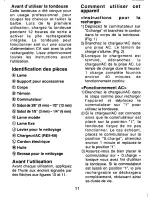 Предварительный просмотр 11 страницы Panasonic ER-145 Operating Instructions Manual