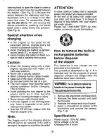 Preview for 6 page of Panasonic ER-153 Operating Instructions Manual