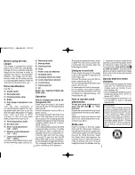 Preview for 4 page of Panasonic ER-160 Operating Instructions Manual