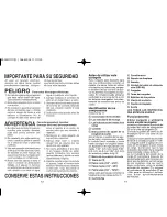 Preview for 8 page of Panasonic ER-160 Operating Instructions Manual