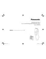 Panasonic ER-206 Operating Instructions Manual preview