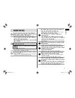 Preview for 5 page of Panasonic ER-206 Operating Instructions Manual