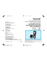 Panasonic ER-224 Operating Instructions Manual preview