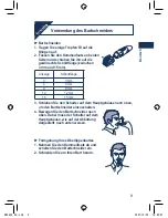 Preview for 9 page of Panasonic ER-2403 Operating Instructions Manual