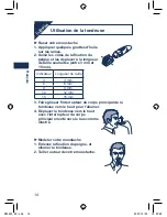 Preview for 14 page of Panasonic ER-2403 Operating Instructions Manual