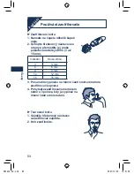 Preview for 64 page of Panasonic ER-2403 Operating Instructions Manual