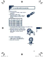 Preview for 69 page of Panasonic ER-2403 Operating Instructions Manual