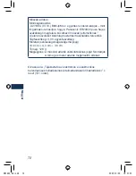 Preview for 72 page of Panasonic ER-2403 Operating Instructions Manual