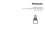 Preview for 1 page of Panasonic ER-CNT1 Operating Instructions Manual