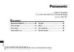 Preview for 86 page of Panasonic ER-CNT1 Operating Instructions Manual