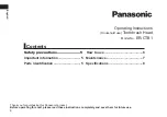 Preview for 4 page of Panasonic ER-CTB1 Operating Instructions Manual