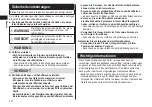 Preview for 10 page of Panasonic ER-CTB1 Operating Instructions Manual