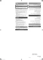 Preview for 2 page of Panasonic ER-CTB1 Operating Instructions