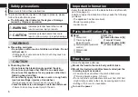 Preview for 6 page of Panasonic ER-CTN1 Operating Instructions Manual