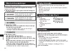 Preview for 42 page of Panasonic ER-CTN1 Operating Instructions Manual