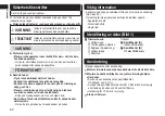 Preview for 60 page of Panasonic ER-CTN1 Operating Instructions Manual