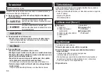 Preview for 66 page of Panasonic ER-CTN1 Operating Instructions Manual