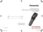 Preview for 36 page of Panasonic ER-DGP82 Operating Instructions Manual