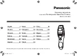 Panasonic ER-GB Operating Instructions Manual preview