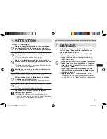 Preview for 21 page of Panasonic ER-GB370 Operating Instructions Manual