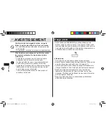 Preview for 22 page of Panasonic ER-GB370 Operating Instructions Manual