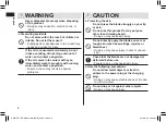 Preview for 8 page of Panasonic ER-GB43 Operating Instructions Manual