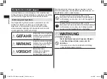 Preview for 24 page of Panasonic ER-GB43 Operating Instructions Manual