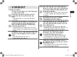 Preview for 27 page of Panasonic ER-GB43 Operating Instructions Manual