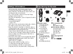 Preview for 29 page of Panasonic ER-GB43 Operating Instructions Manual