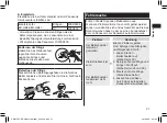 Preview for 37 page of Panasonic ER-GB43 Operating Instructions Manual