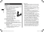 Preview for 52 page of Panasonic ER-GB43 Operating Instructions Manual